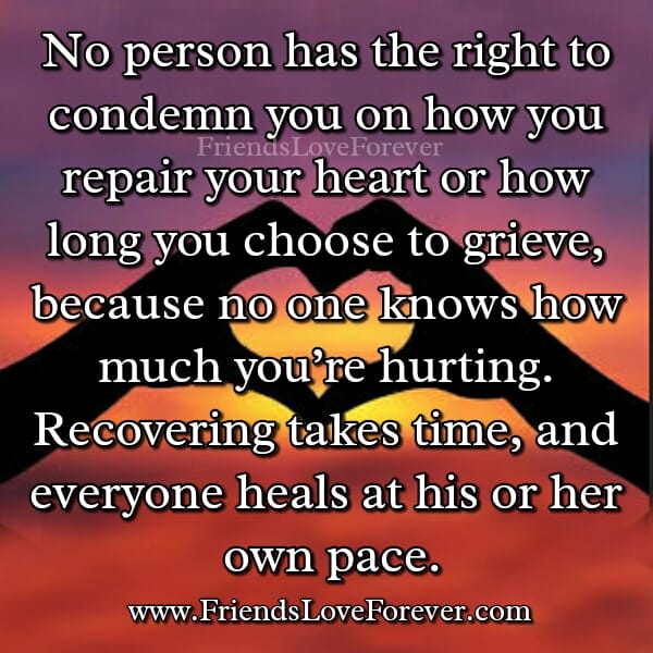 No one knows how much you are hurting