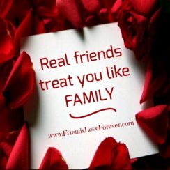 Real Friends treat you like Family