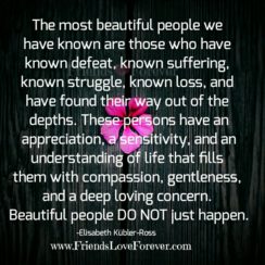 The most Beautiful people we have known