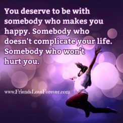 Somebody who won’t Hurt you