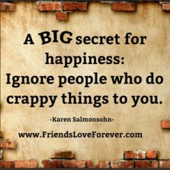 A Big secret for Happiness
