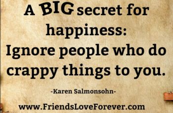 A Big secret for Happiness