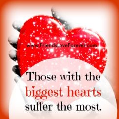 People having the biggest hearts