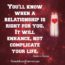 When relationship is right for you?