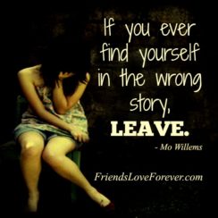 If you ever find yourself in the wrong story